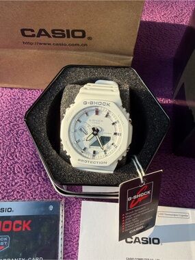 Casio G-SHOCK White Analog-Digital Sport Watch
